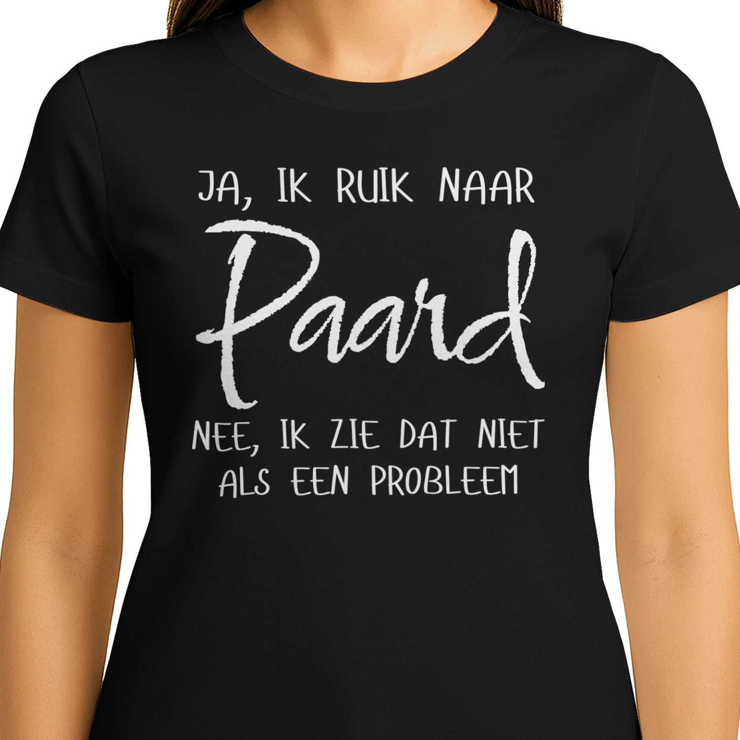 Ja ik ruik naar paard...