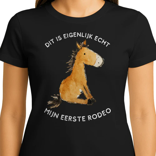 Dit is eigenlijk echt mijn eerste rodeo