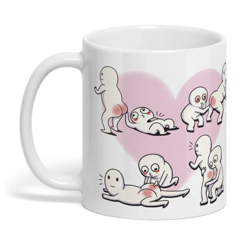Lustige Tasse für Paare