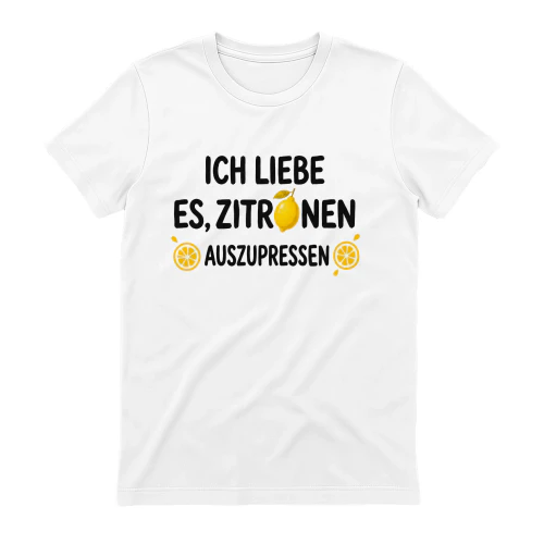 Lustiges Partner-T-Shirt Set: "Zitrone & Auspresser"