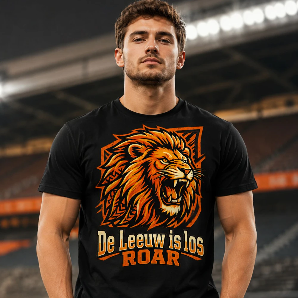 De Leeuw is Los Dutch Fan T-Shirt – Lion Football Supporter Tee