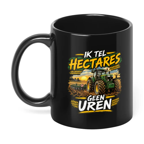 Mug - Ik Tel Hectares Geen Uren – Vintage Boer Cadeau