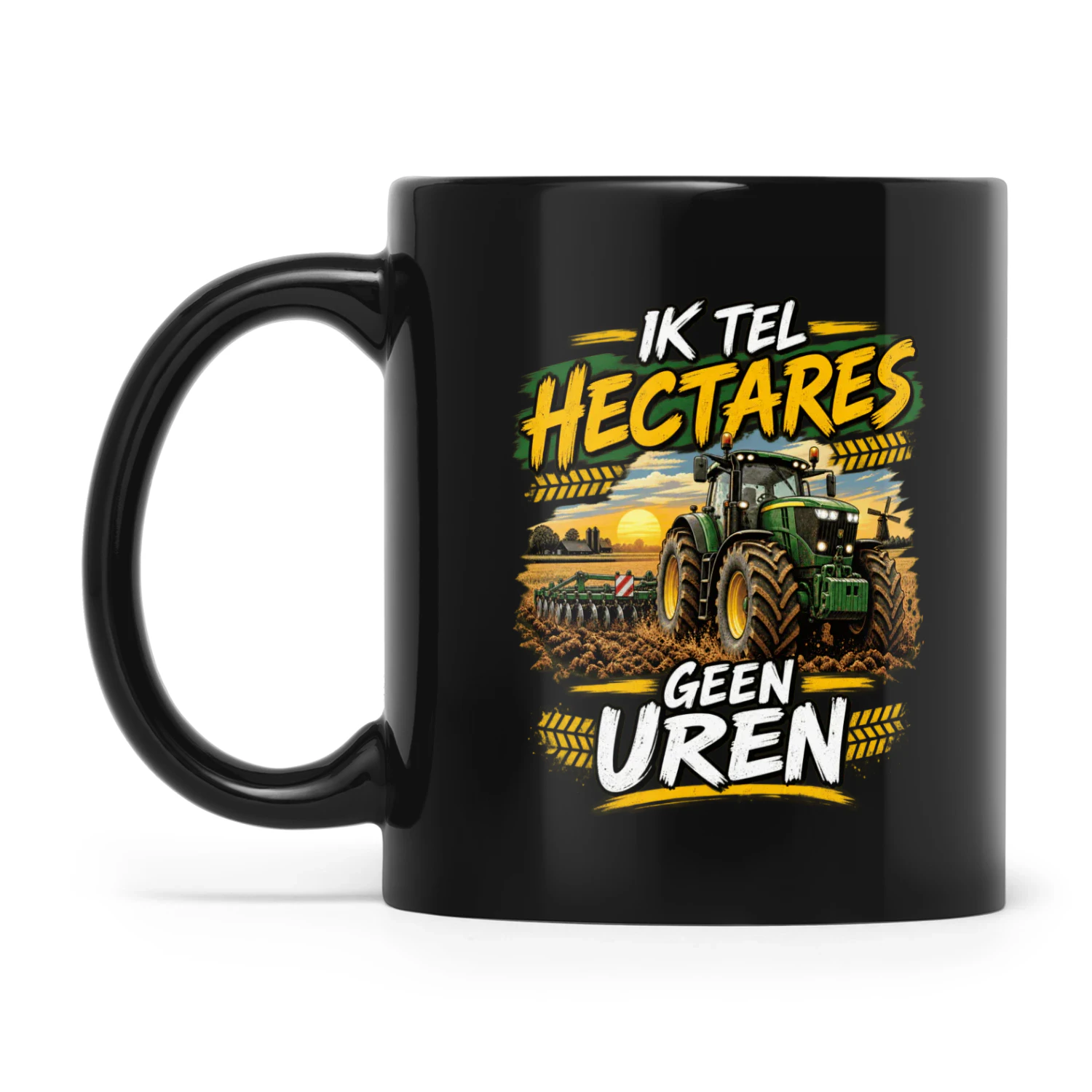 Ik Tel Hectares Geen Uren – Vintage Boer Cadeau