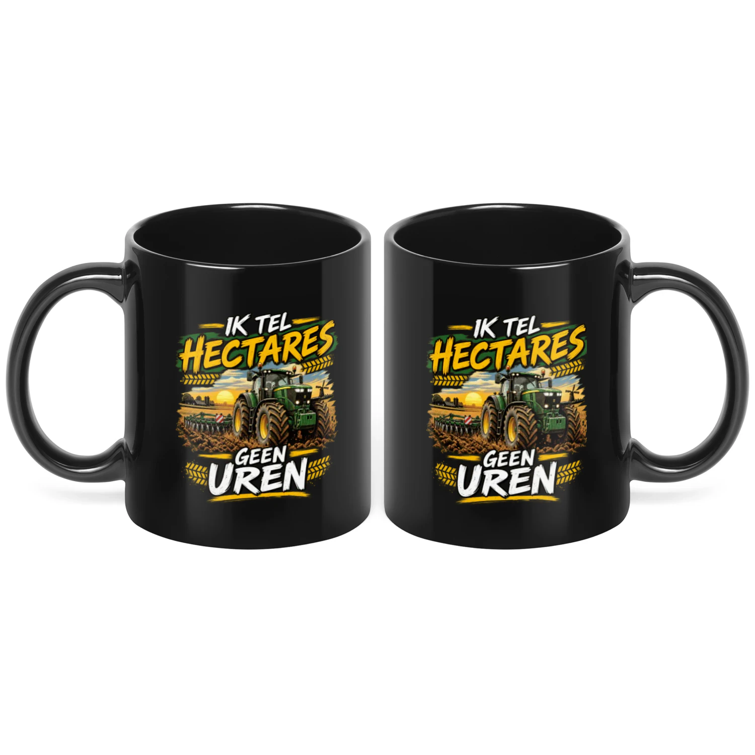 Ik Tel Hectares Geen Uren – Vintage Boer Cadeau