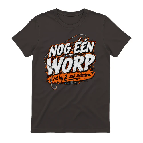 Nog Eén Worp Zei Hij Twee Uur Geleden – Visser Cadeau