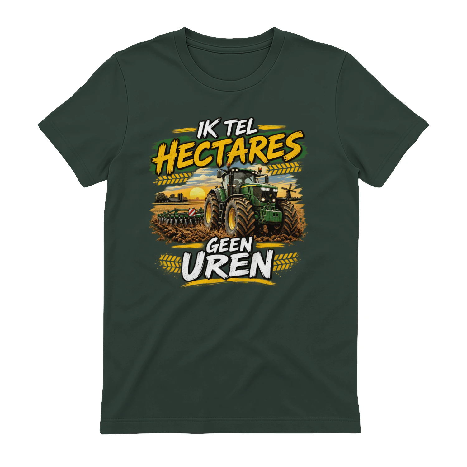 Ik Tel Hectares Geen Uren – Vintage Boer Cadeau