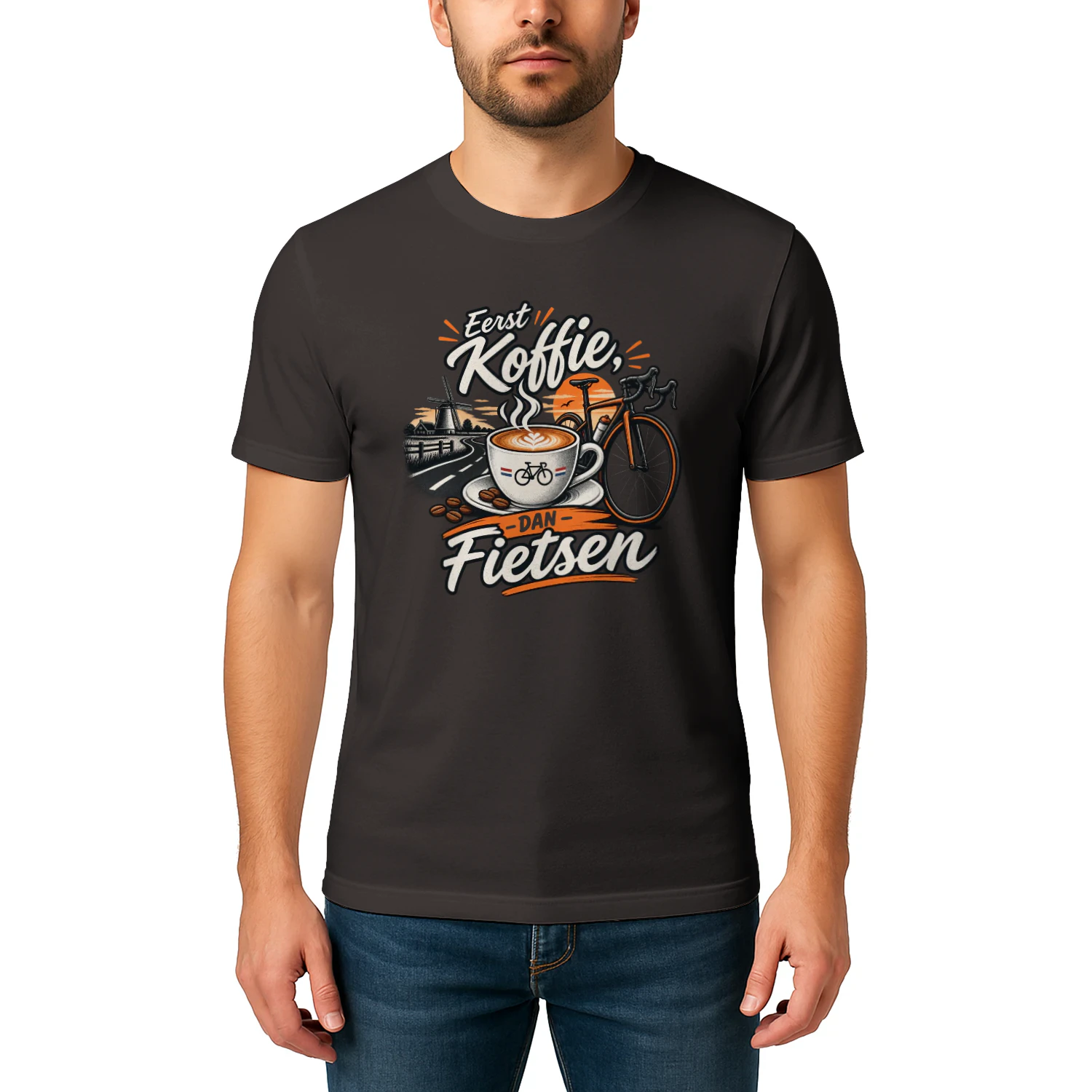 Eerst Koffie, Dan Fietsen – Grappig Wielrenner Cadeau