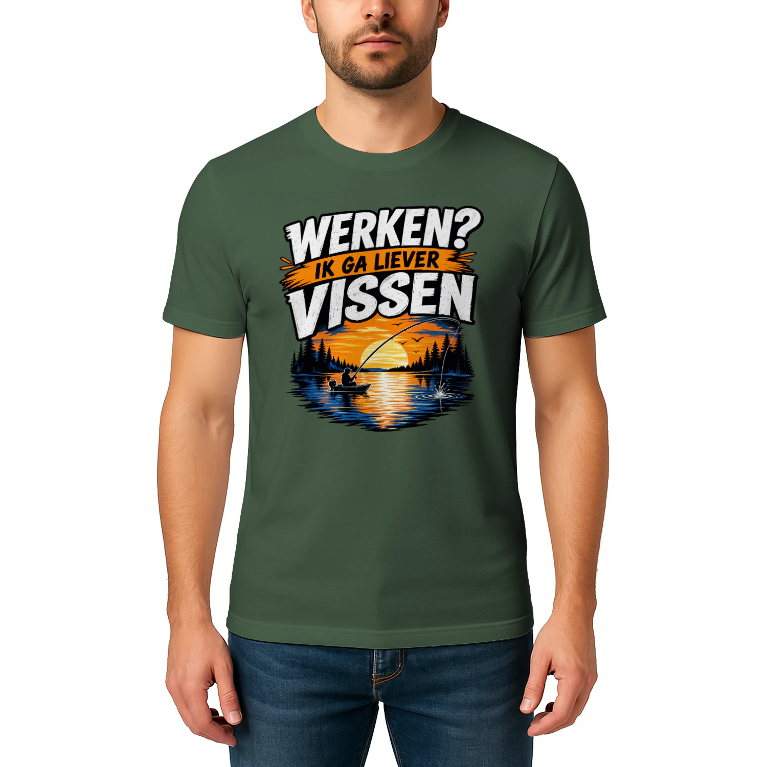Werken? Ik Ga Liever Vissen – Grappig Visser Cadeau