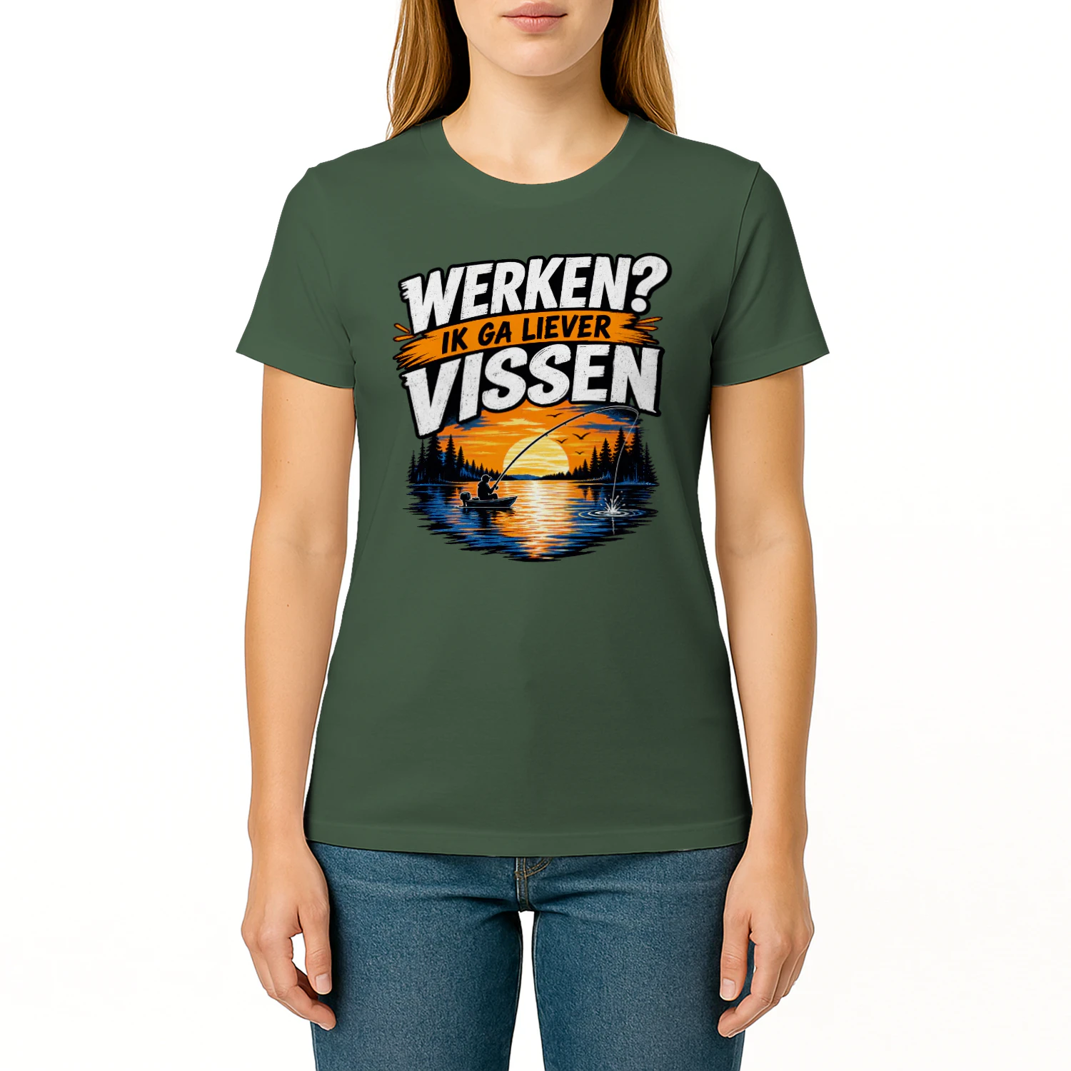 Werken? Ik Ga Liever Vissen – Grappig Visser Cadeau
