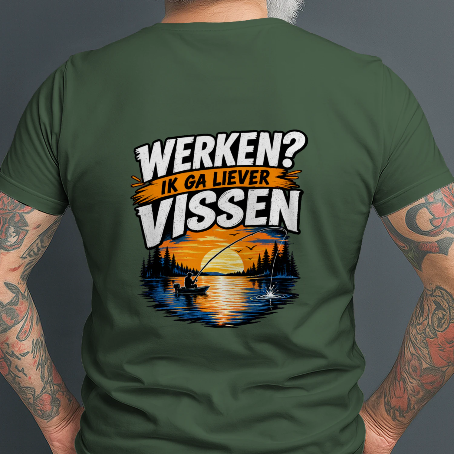 Werken? Ik Ga Liever Vissen – Grappig Visser Cadeau