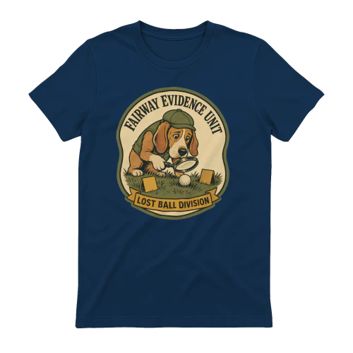 Fairway Evidence Unit – Lost Ball Division Golf T-Shirt