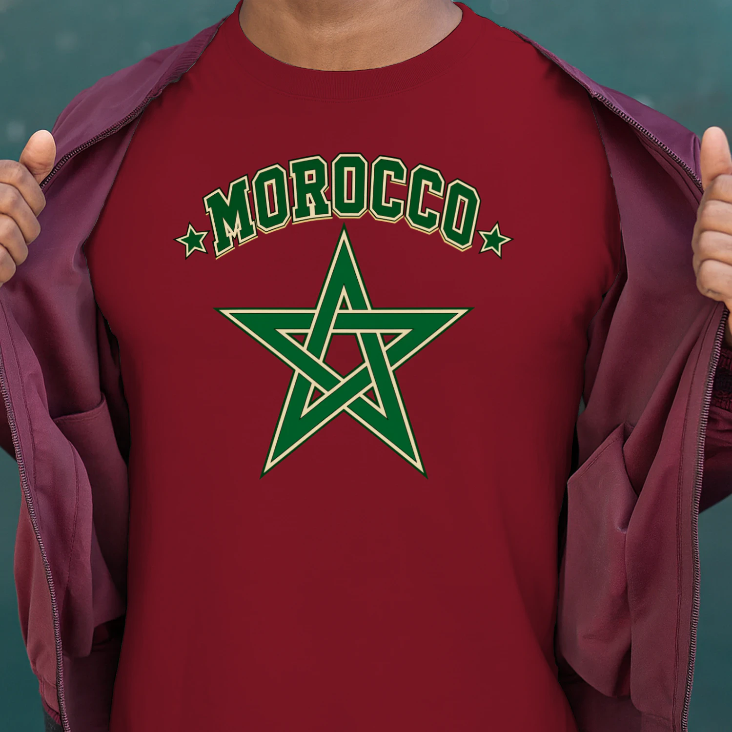 Morocco Flag Patriotic Moroccan