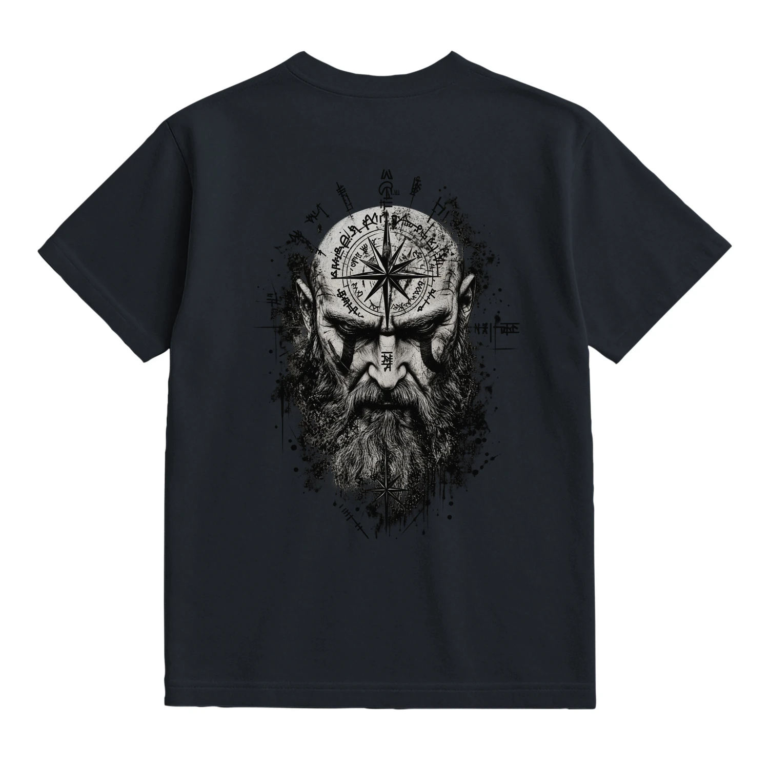 Viking Compass – Nordic Rune Warrior Graphic