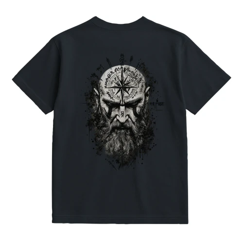 Viking Compass – Nordic Rune Warrior Graphic Copy