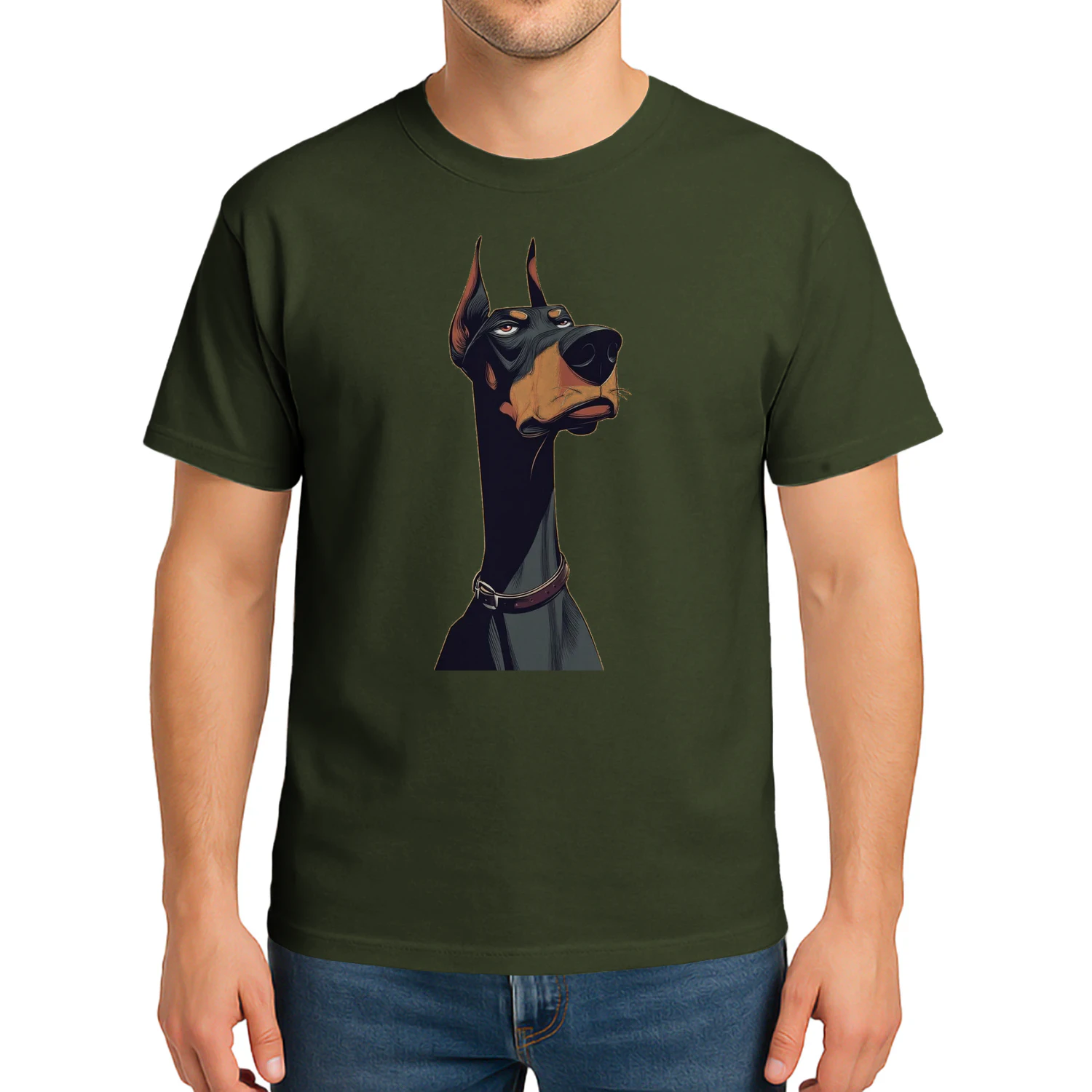 Proud Doberman – Bold Dog Portrait Graphic