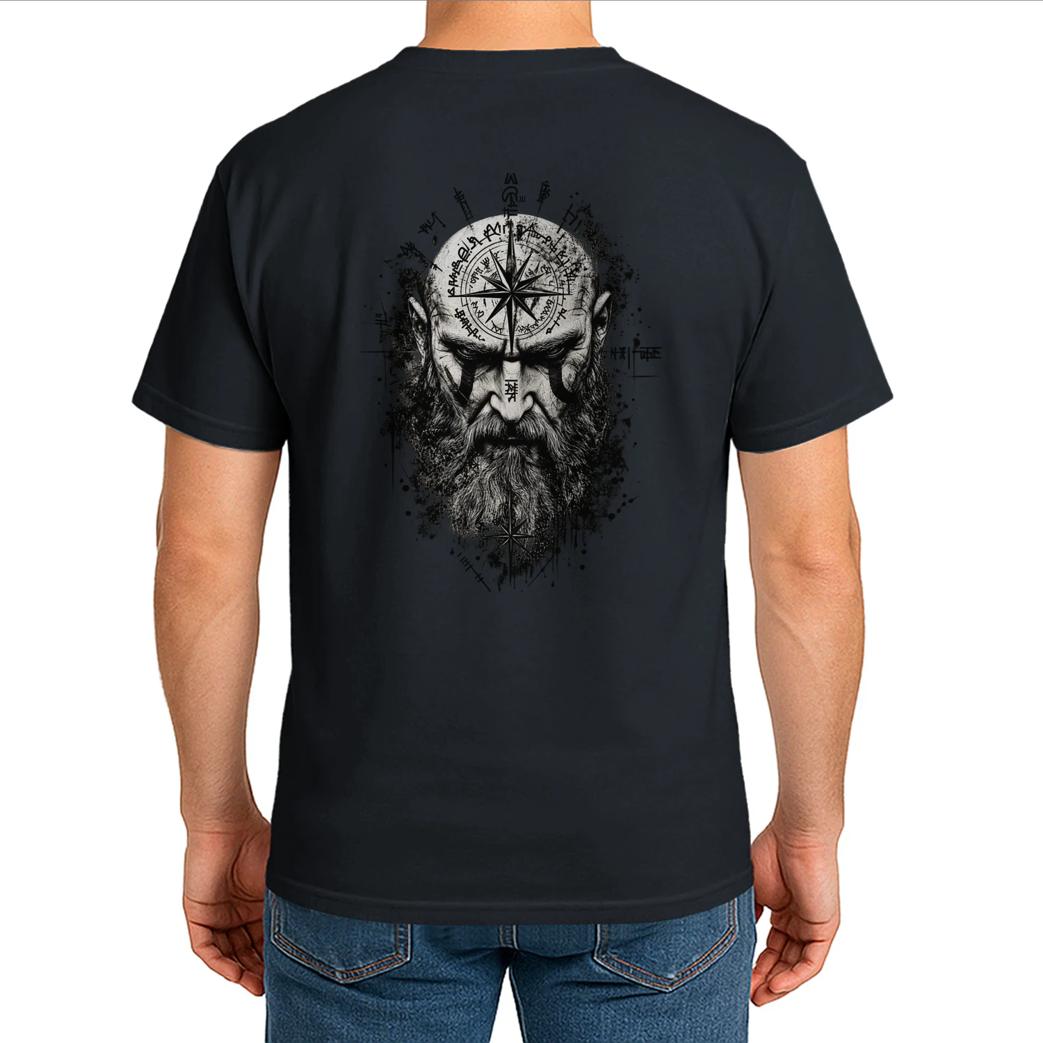 Viking Compass – Nordic Rune Warrior Graphic