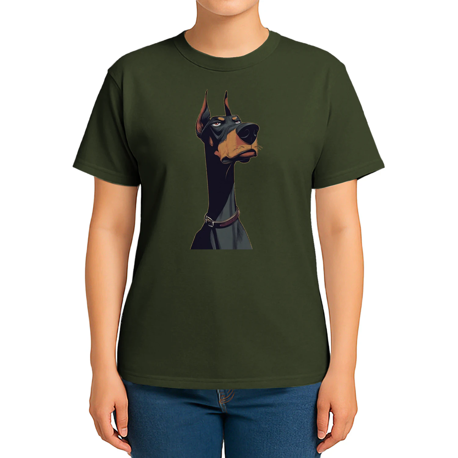 Proud Doberman – Bold Dog Portrait Graphic