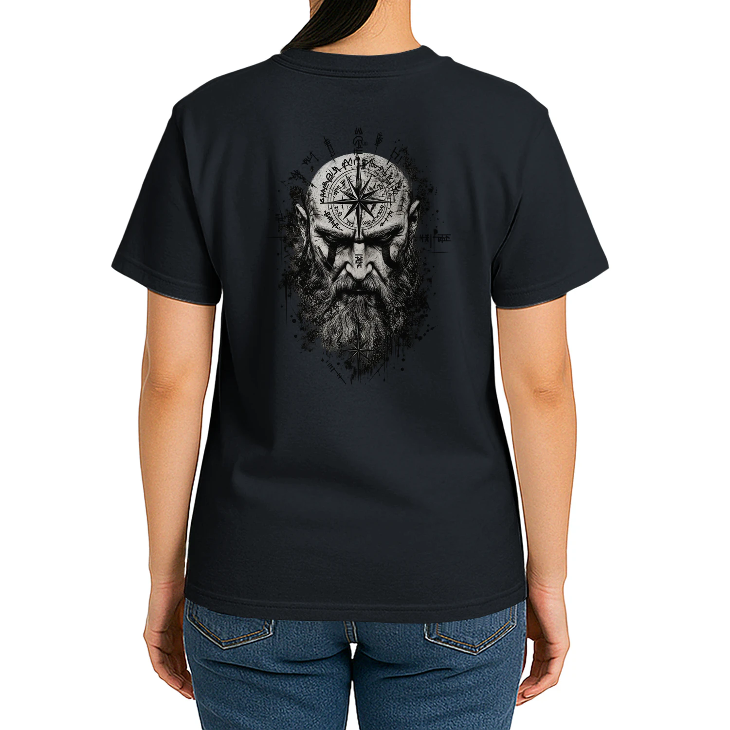 Viking Compass – Nordic Rune Warrior Graphic