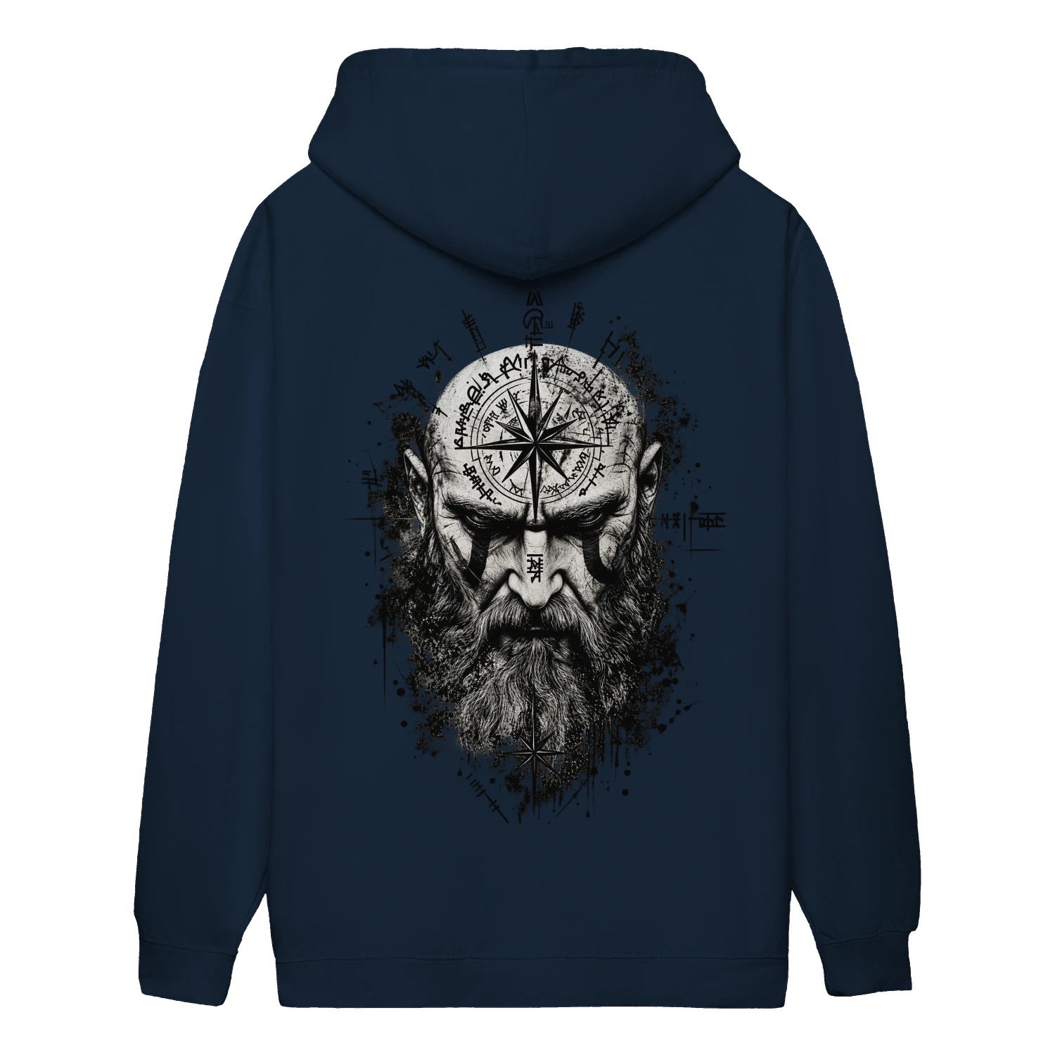 Viking Compass – Nordic Rune Warrior Graphic