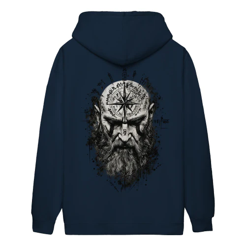 Viking Compass – Nordic Rune Warrior Graphic