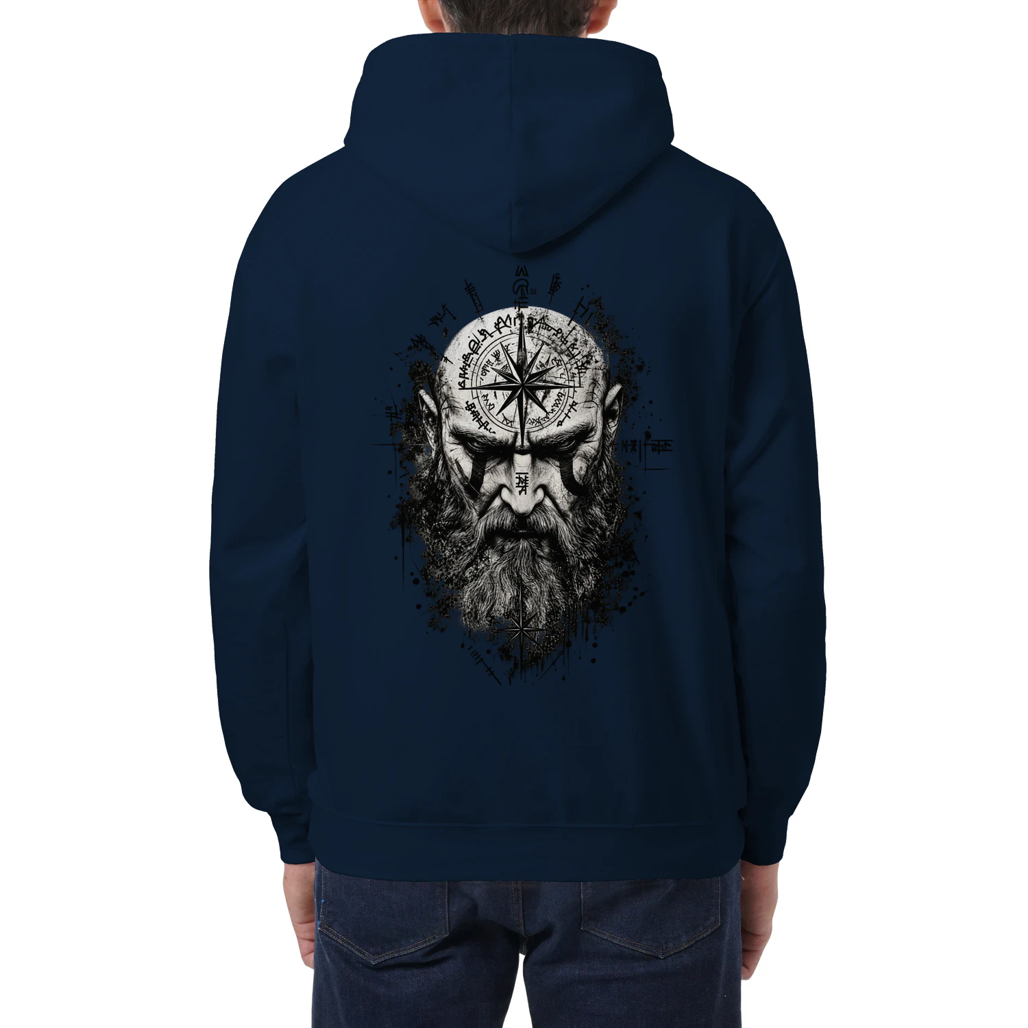 Viking Compass – Nordic Rune Warrior Graphic