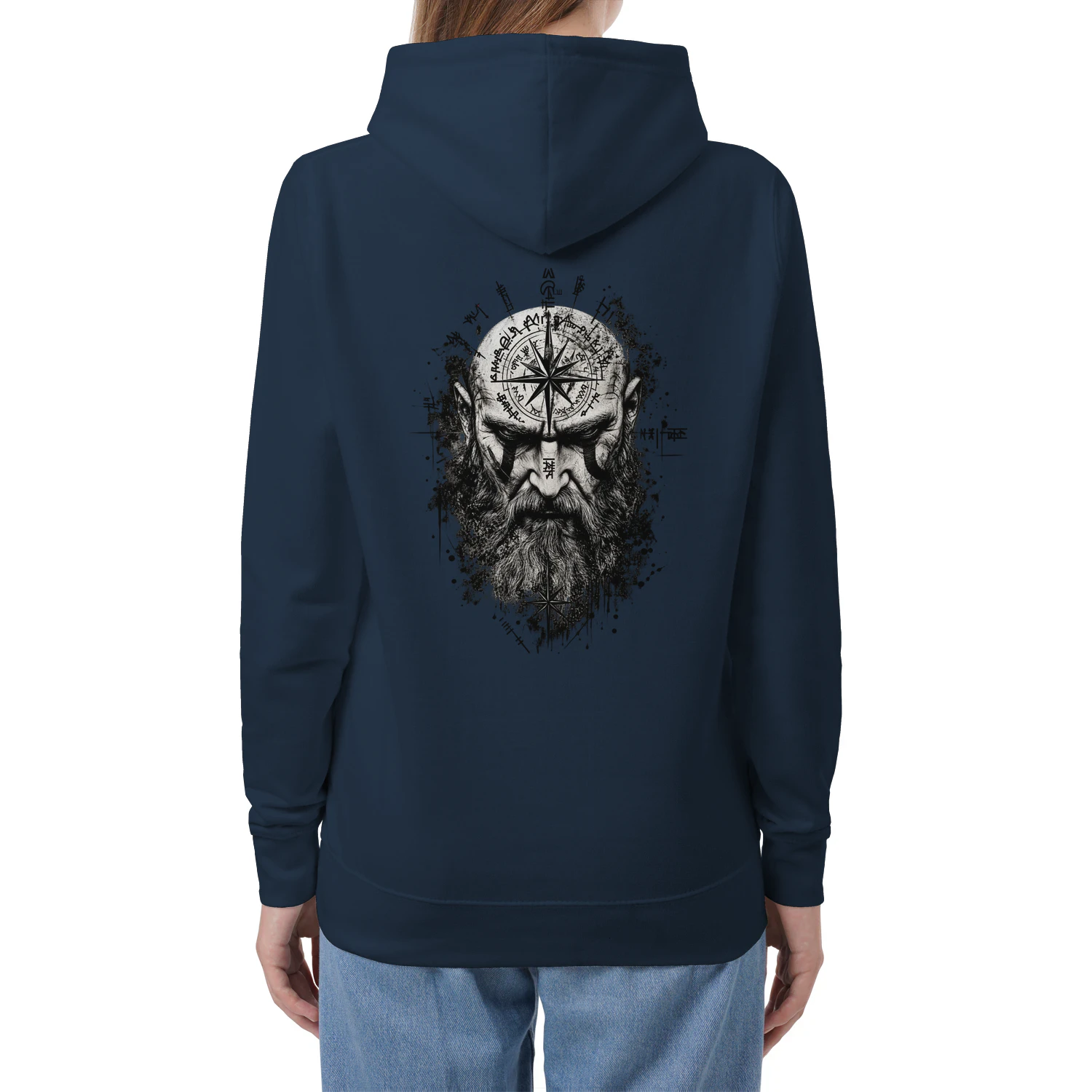 Viking Compass – Nordic Rune Warrior Graphic
