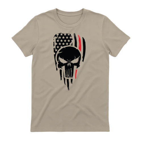 American Flag Skull – Distressed Patriotic Graphic Copy