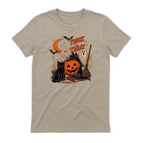 Trick or Treat October 31 – Vintage Halloween Graphic