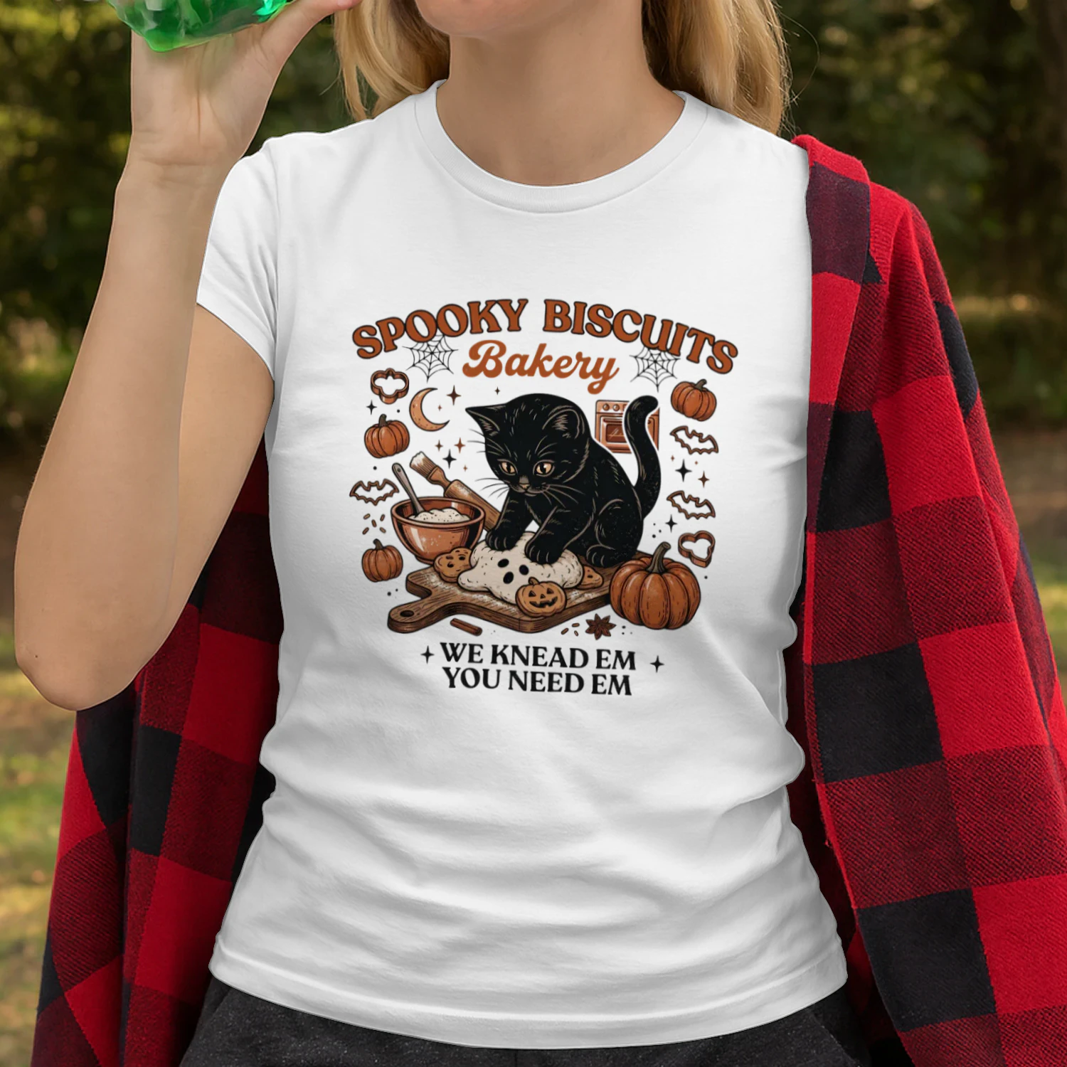 🎃 Spooky Black Cat Bakery T-shirt