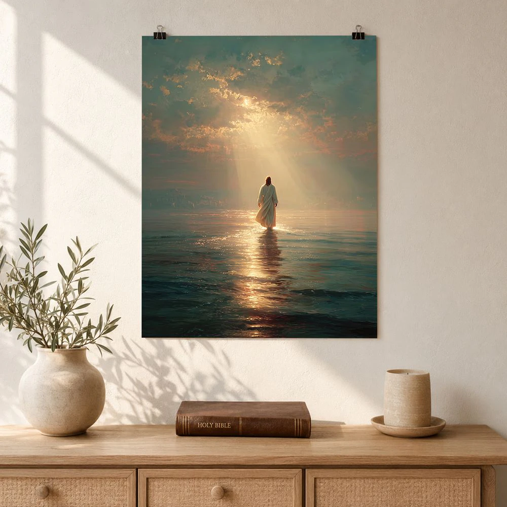Jesus Christ Walking on Water