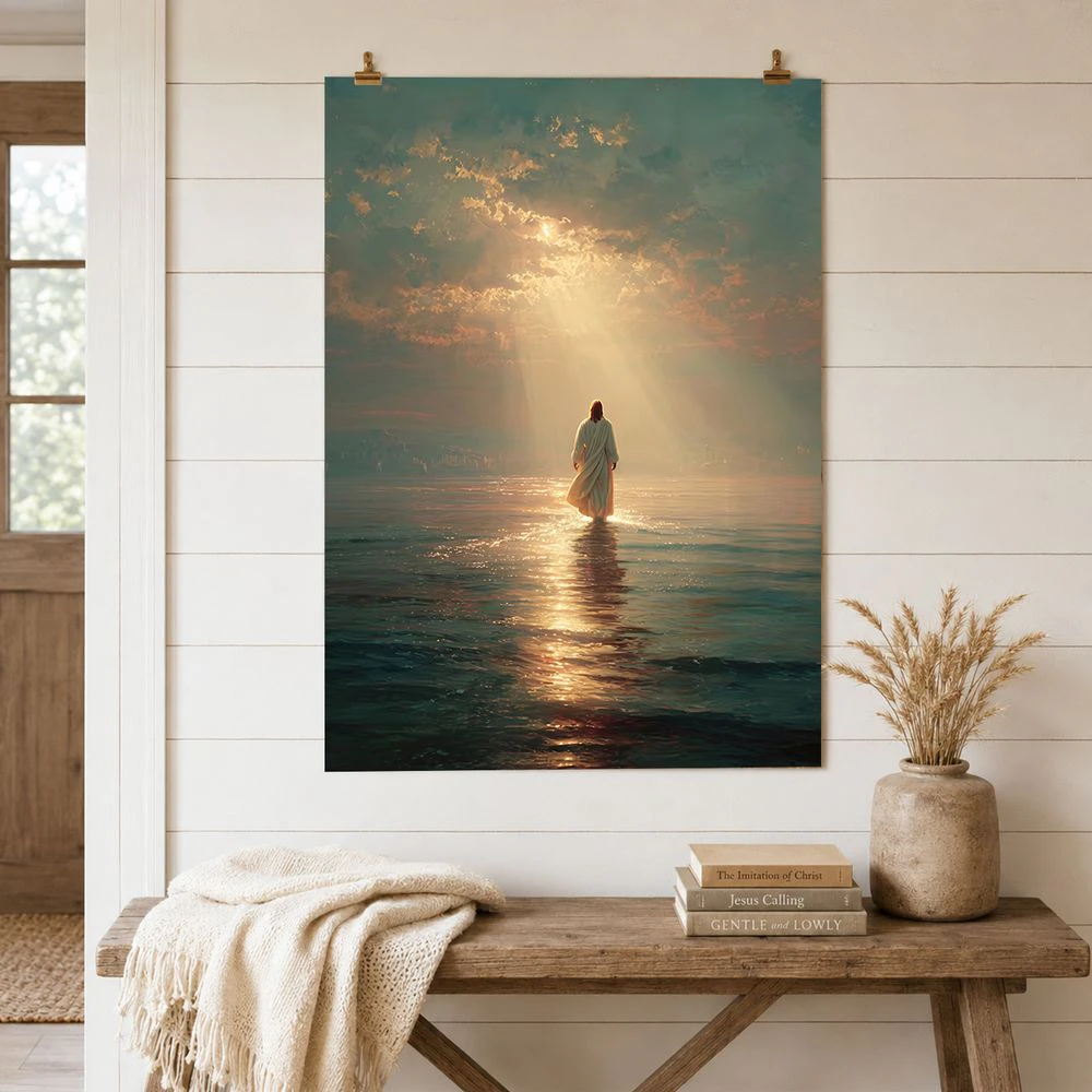 Jesus Christ Walking on Water
