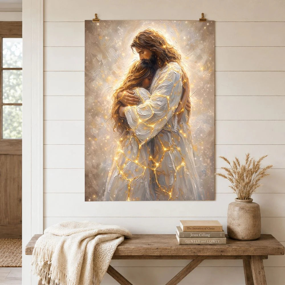 Jesus Christ Kintsugi Healing