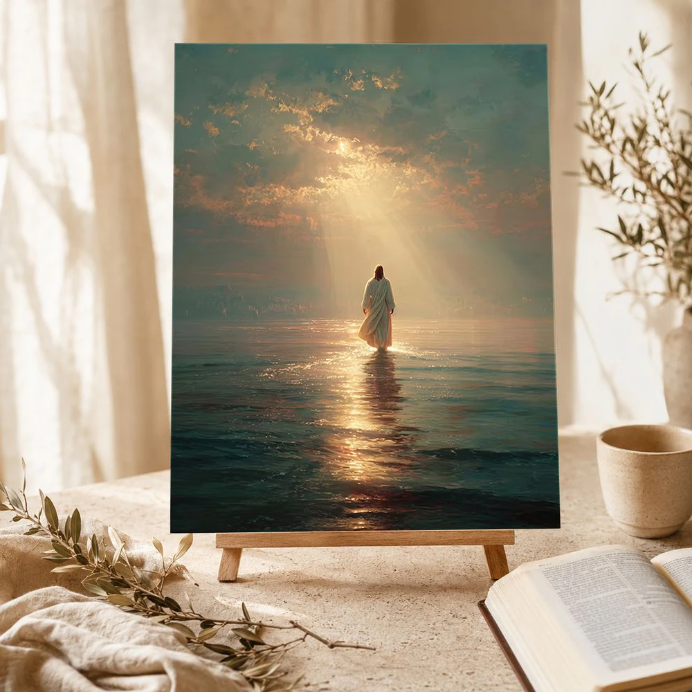 Jesus Christ Walking on Water