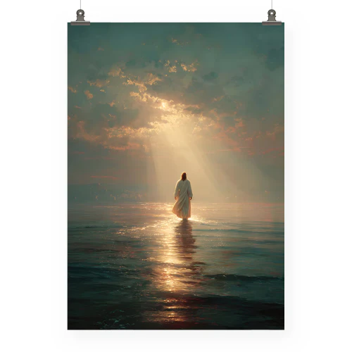 Jesus Christ Walking on Water