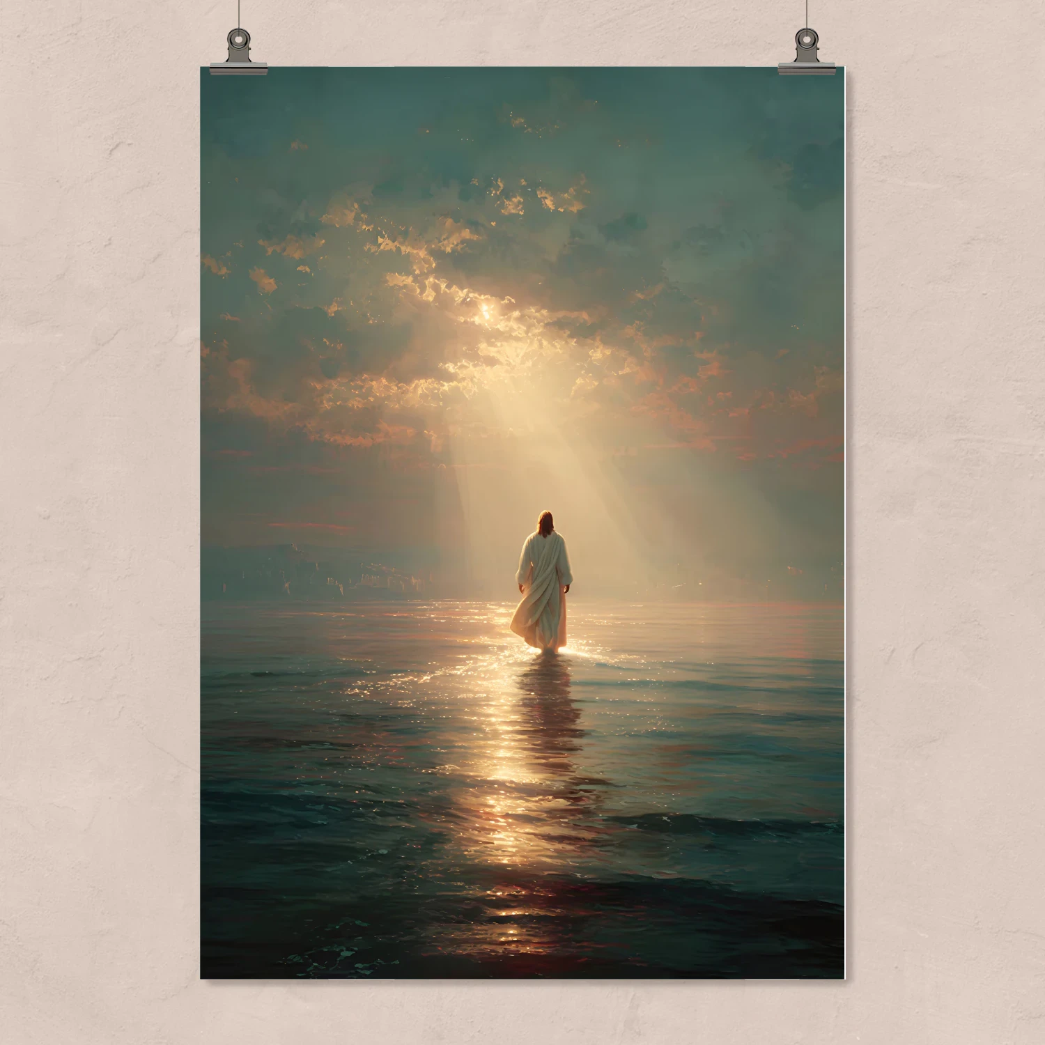 Jesus Christ Walking on Water