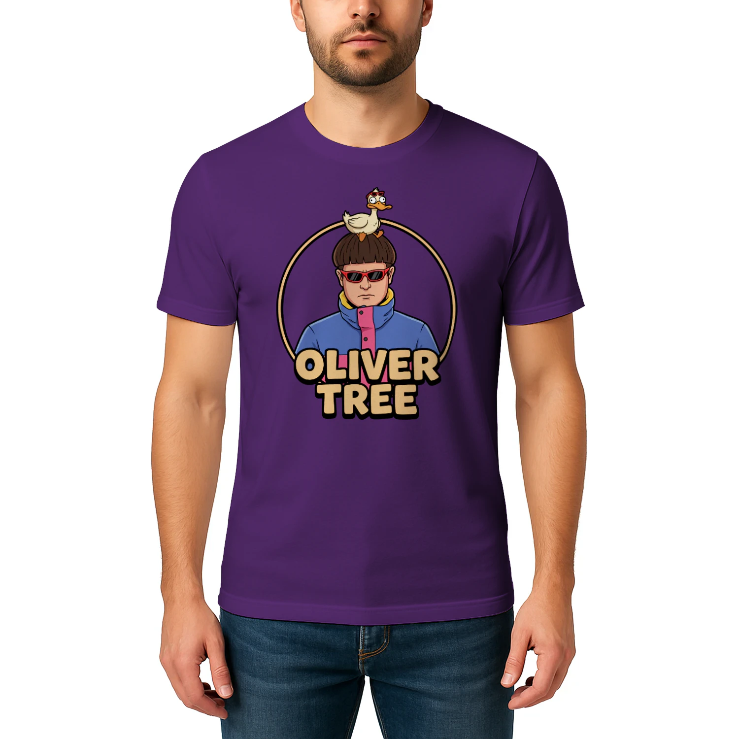 Oliver Tree Duck Meme Graphic Tee | Funny Alt-Pop Unisex T-Shirt