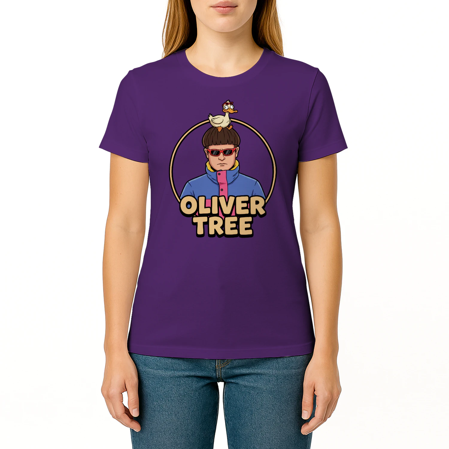 Oliver Tree Duck Meme Graphic Tee | Funny Alt-Pop Unisex T-Shirt