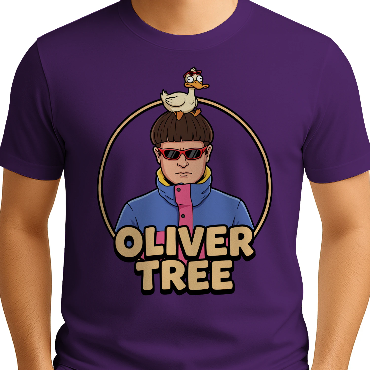 Oliver Tree Duck Meme Graphic Tee | Funny Alt-Pop Unisex T-Shirt
