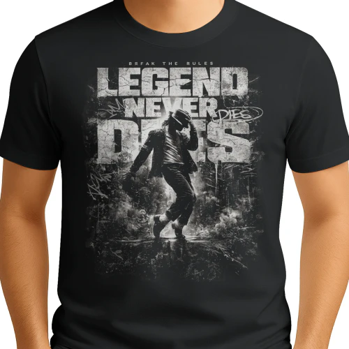 Legend Never Dies Vintage Streetwear T-Shirt