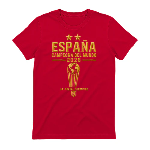 Camiseta España Campeona del Mundo 2026 – Segunda Estrella
