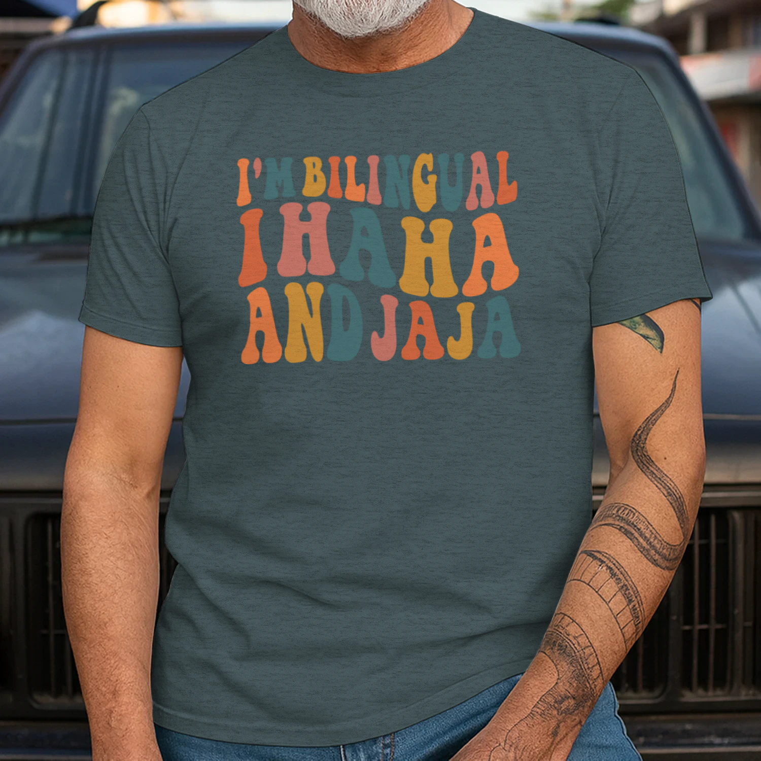 I'm Bilingual I Haha & Jaja Funny T-Shirt