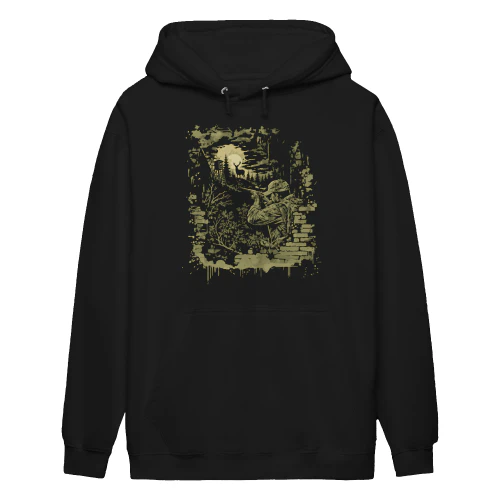 Vintage-Jäger Hoodie