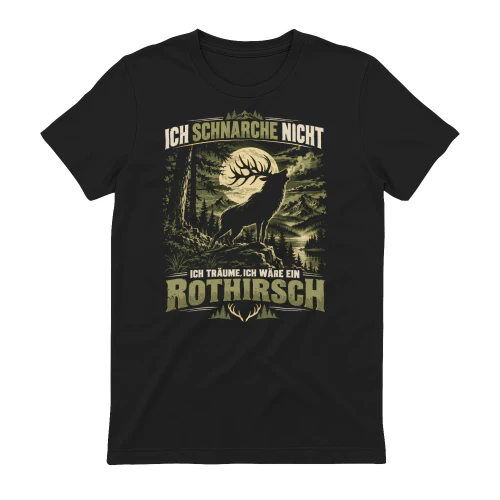 Lustiges Rothirsch T-Shirt für Jäger Copy