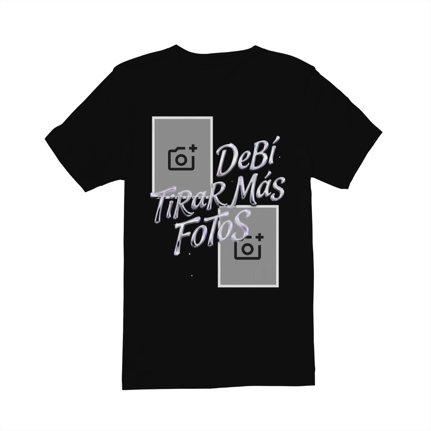 Personalized DeBÍ TiRAR MáS FOToS Custom Photo T-Shirt