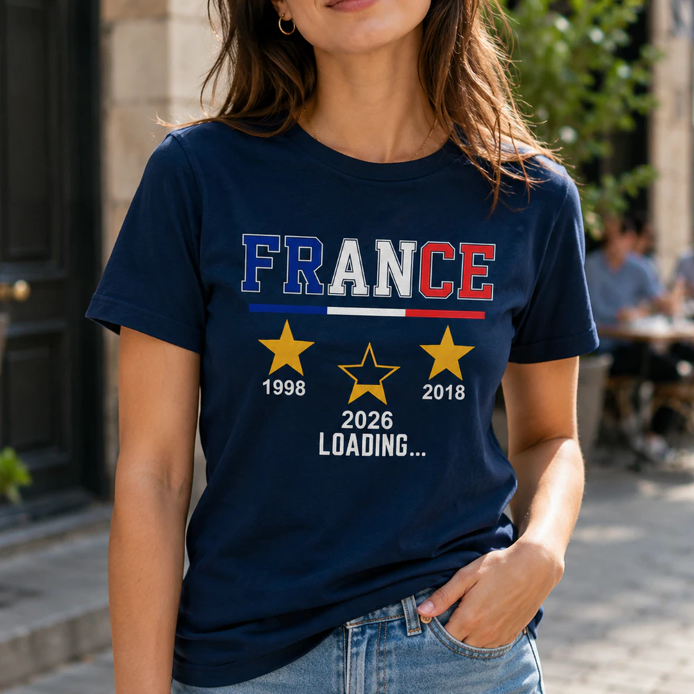 France 2026 Supporter T-Shirt Loading – Free Shipping 📦