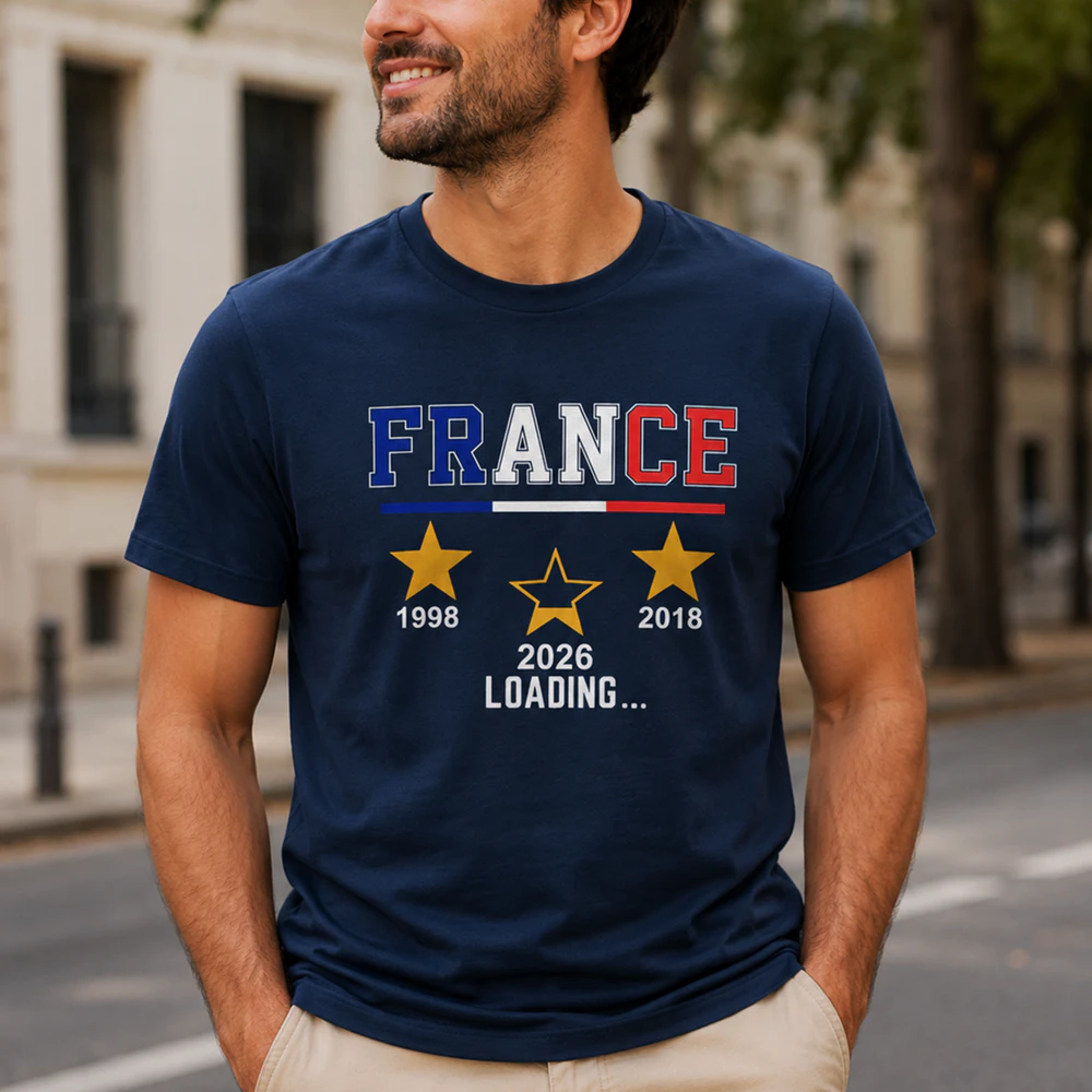 France 2026 Supporter T-Shirt Loading – Free Shipping 📦