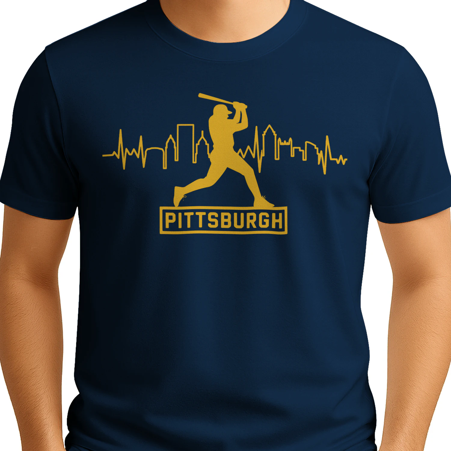 Pittsburgh Heartbeat T-shirt - Free Shipping 📦