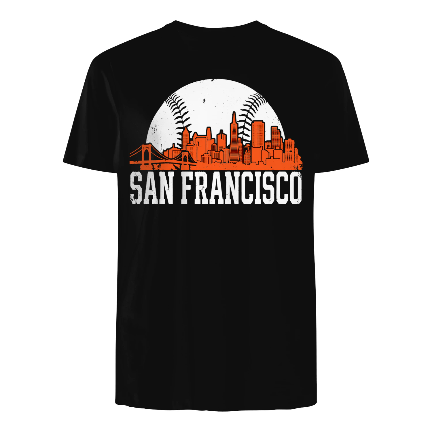 Vintage San Francisco Baseball Skyline T-Shirt - Free Shipping 📦