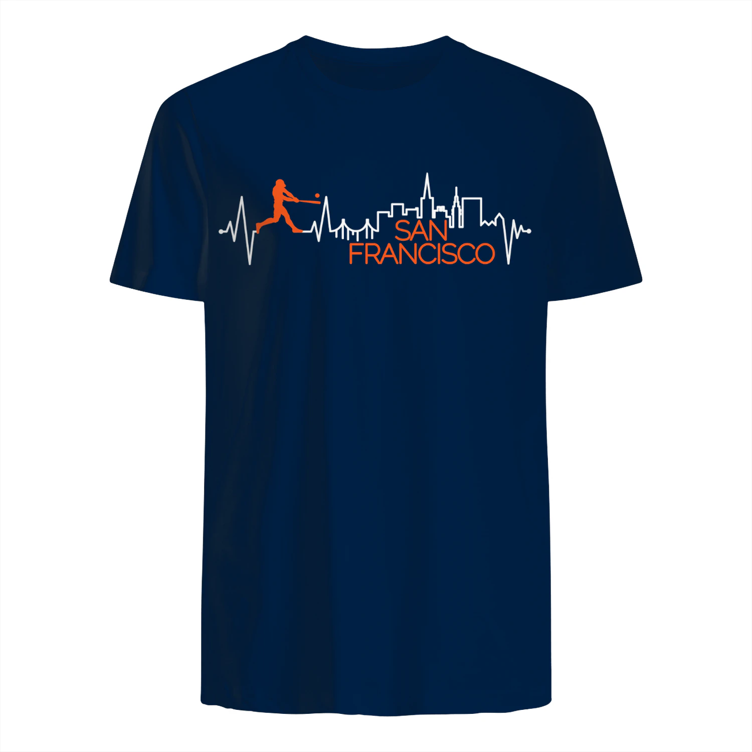 San Francisco Baseball Skyline City T-Shirt - Free Shipping 📦