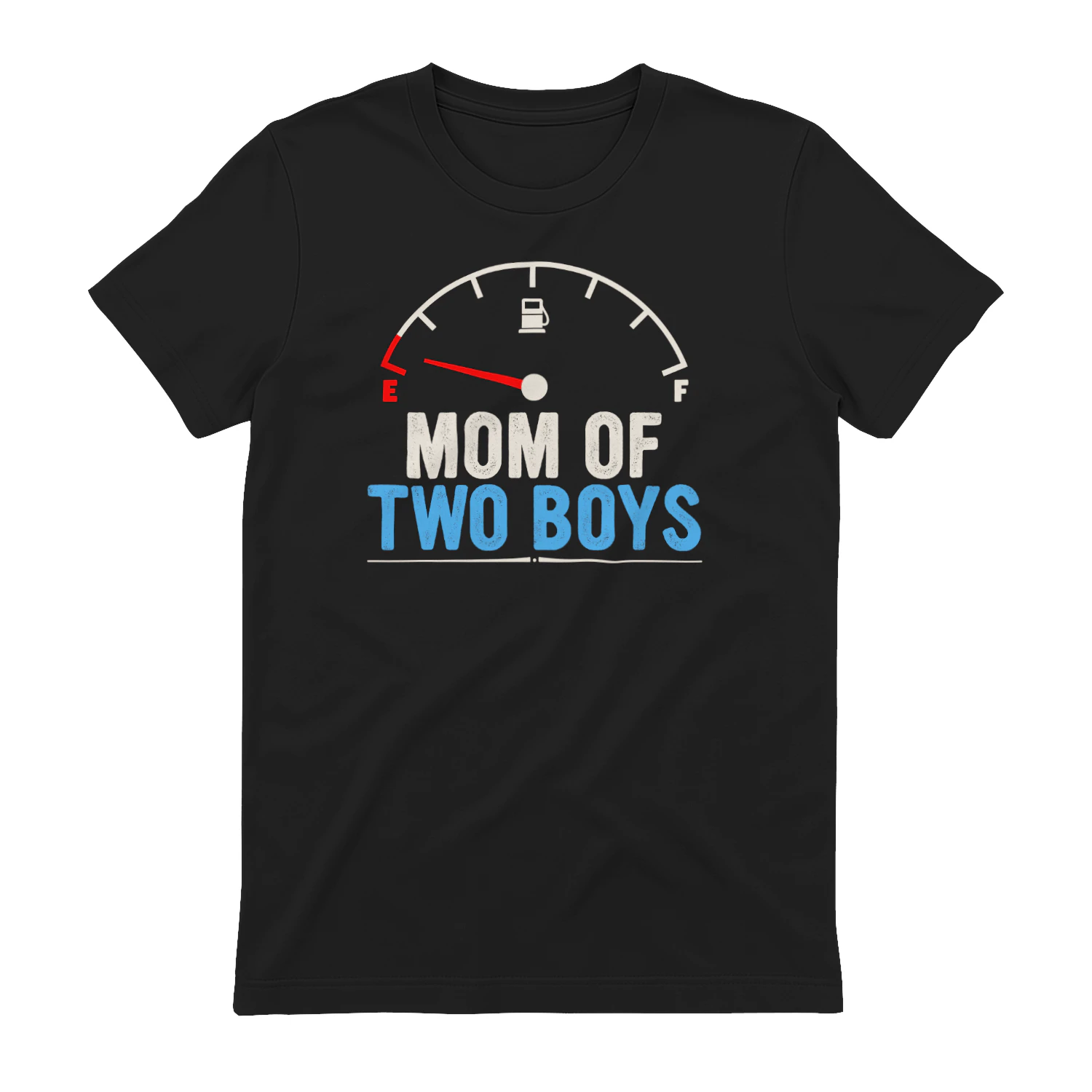 Funny Mother's Day Present From Son Mom of 2 Boys, Mom Humor T-Shirt - Free Shipping 📦